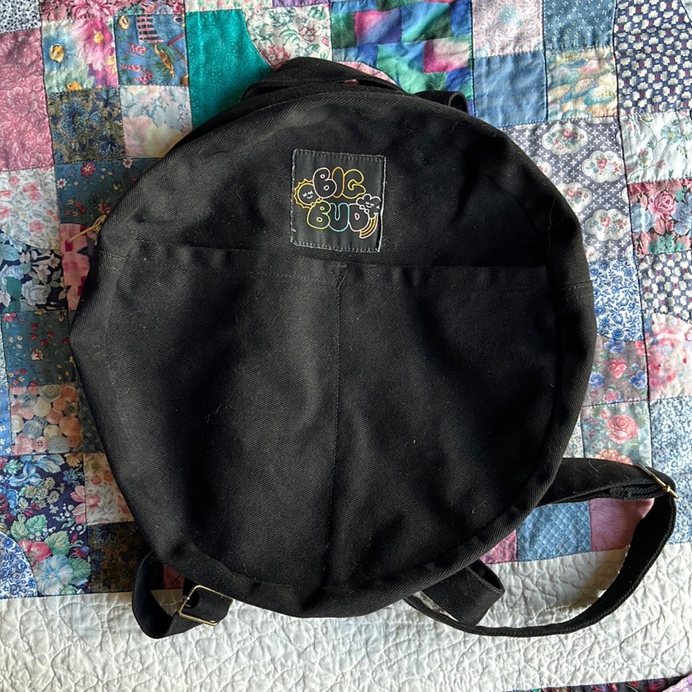 Big bud press mini circle backpack in black